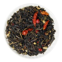 Čierny čaj ochutený Zázvor Chilli