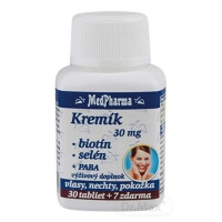 Kremík 30 mg + Biotín + Selén + PABA -MedPharma 37 tabliet