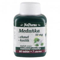  Medovka 50 mg + Chmeľ + Valeriána -MedPharma 67 tabliet