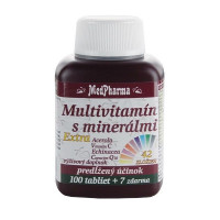 Multivitamín s minerálmi 42 zložiek + extra C, Q10-MedPharma 107 tabliet